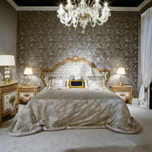 Louis-XVI-style-carved-bed床
