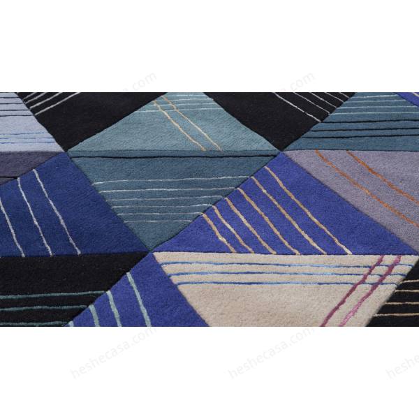 Blue Losanges地毯