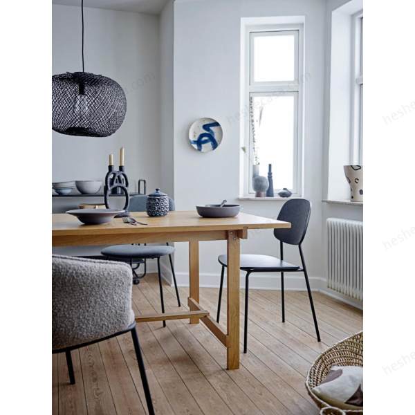 Corte Dining Chair, Grey, Polyester单椅