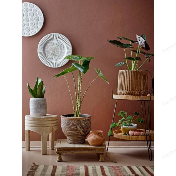 Elis Sidetable, Nature, Rattan茶几/边几