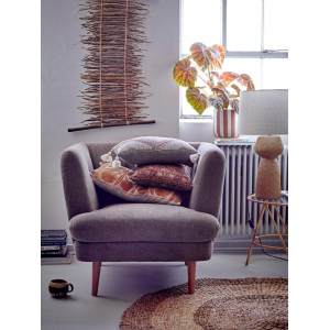 Elliot Lounge Chair, Brown, Polyester扶手椅