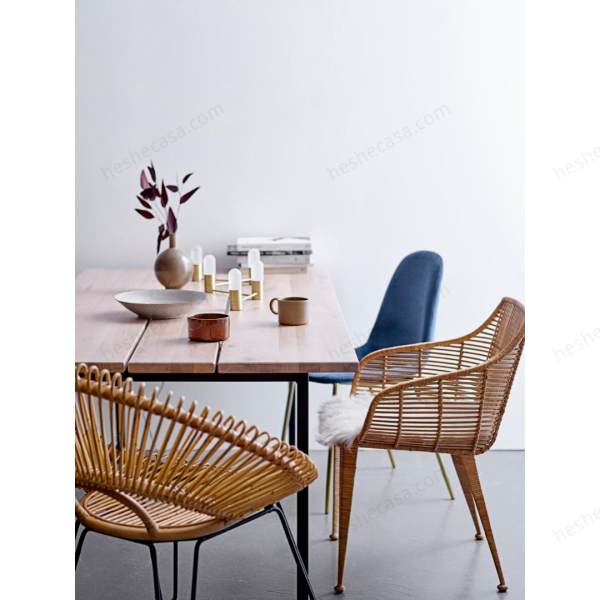 Em Dining Chair, Blue, Polyester单椅