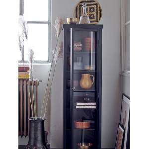 Emilio Cabinet, Black, Firwood边柜