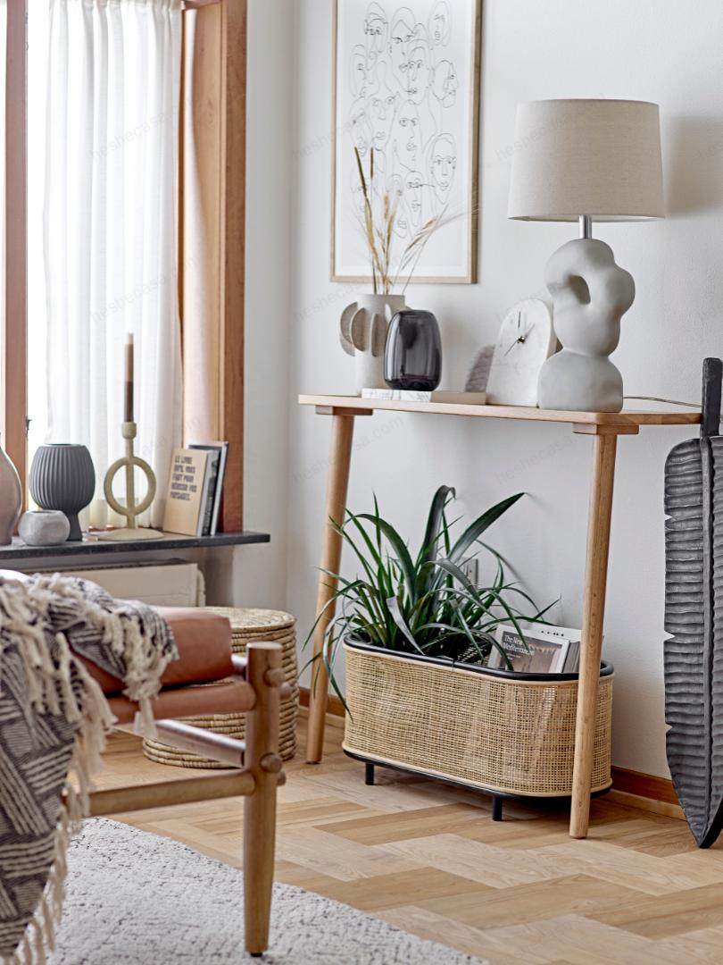 Nilus Console Table, Nature, Oak玄关