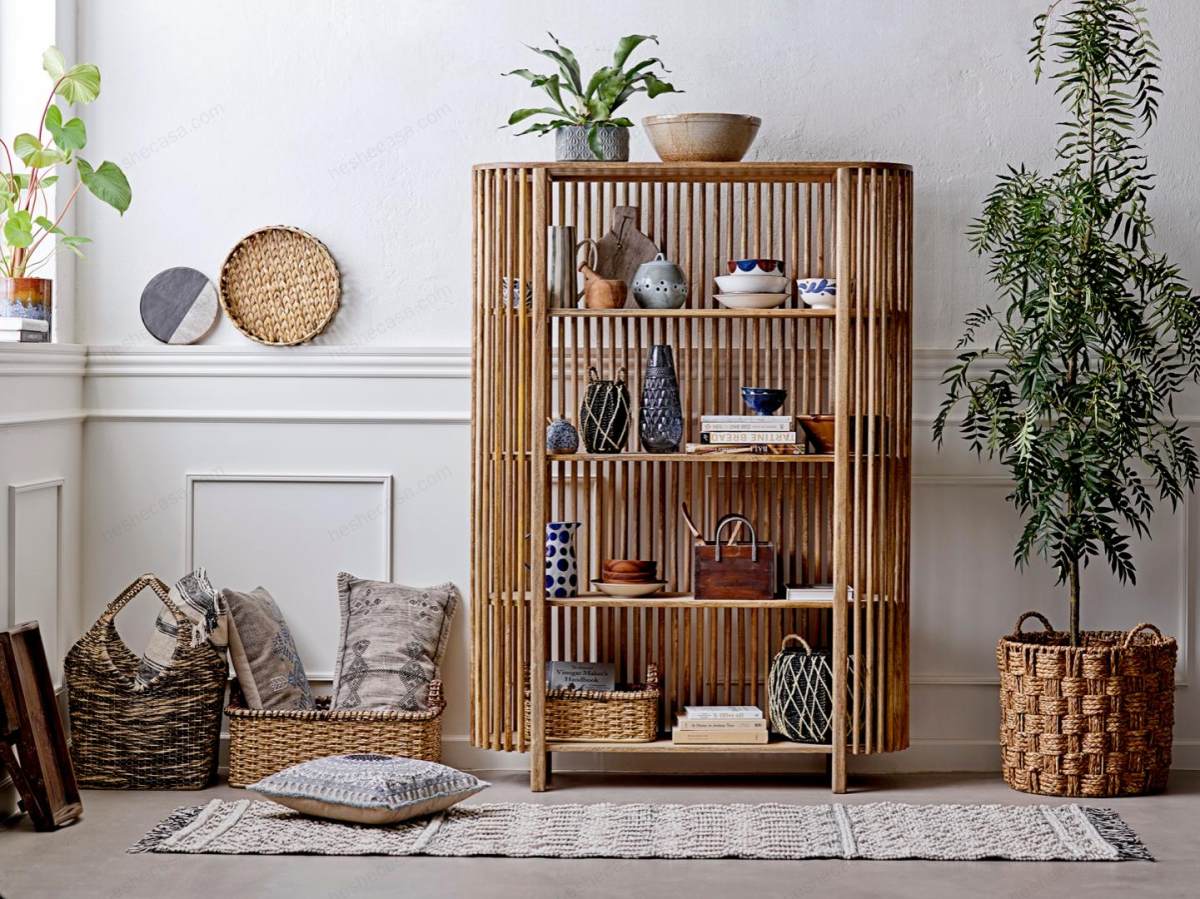 Sali Bookcase, Brown, Mango置物架/书柜