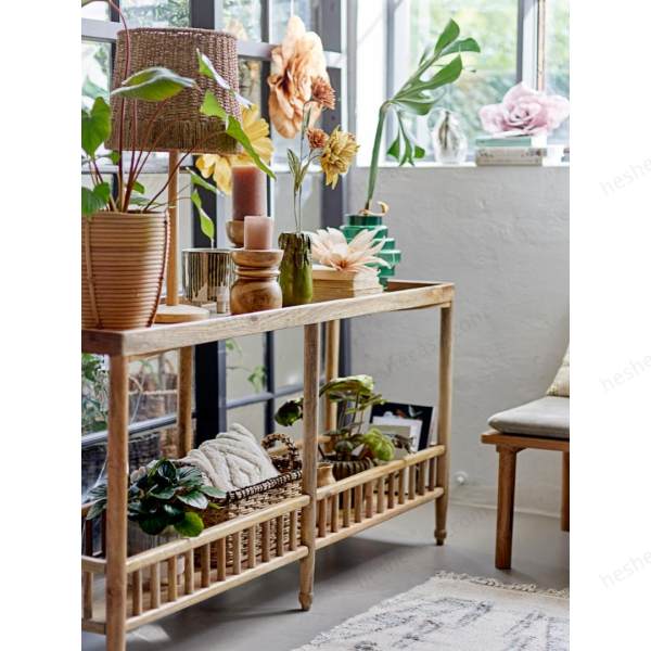 Sali Console Table, Nature, Mango玄关