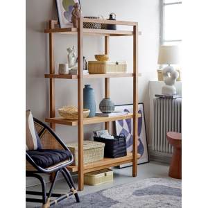 Skye Bookcase, Nature, Oak Veneer置物架/书柜