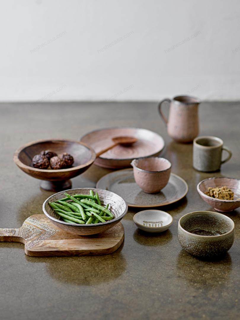 Alia Bowl, Rose, Stoneware 碗