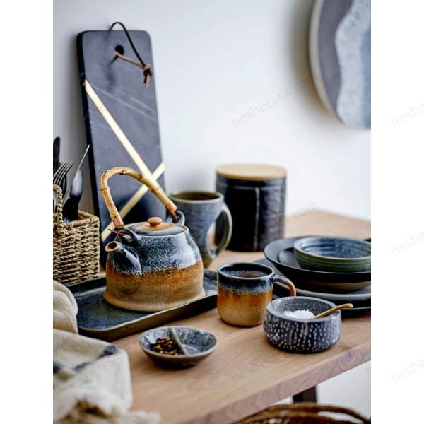 Aura Bowl, Blue, Stoneware 碗