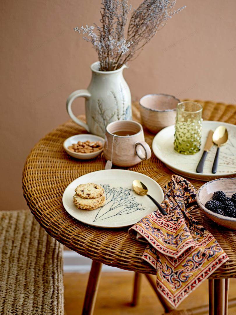 Bea Plate, Nature, Stoneware 盘子