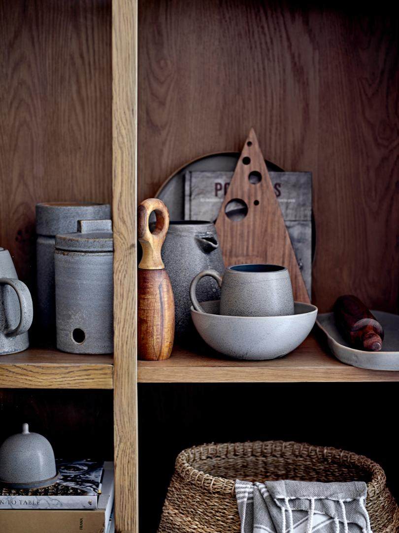 Kendra Teapot, Grey, Stoneware 茶壶