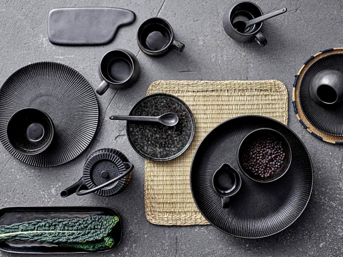 Leah Spoon, Black, Stoneware 勺子