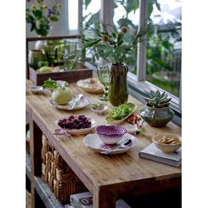 Mimosa Plate, Purple, Stoneware 盘子
