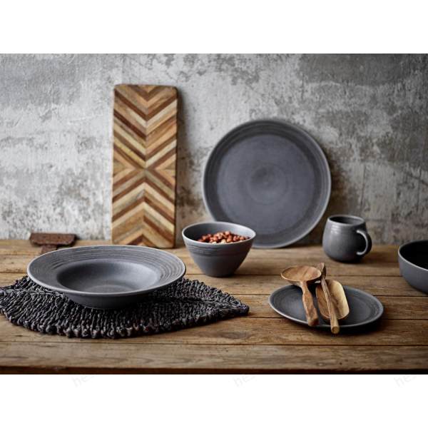 Raben Plate, Grey, Stoneware 盘子