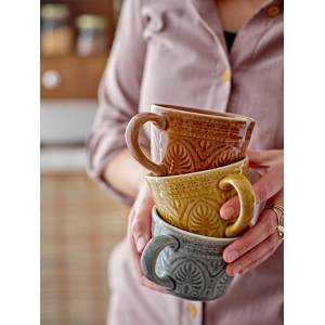 Rani Mug, Green, Stoneware 水杯