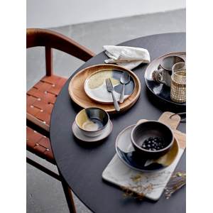 Sandrine Espresso Cup WSaucer, Grey, Stoneware 咖啡杯