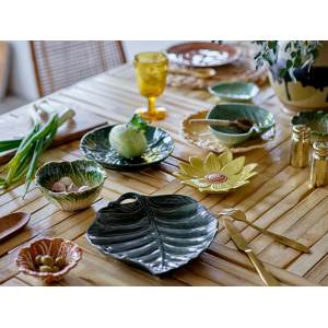 Savanna Plate, Green, Stoneware 盘子