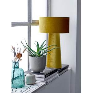 Dafna Table Lamp, Yellow, Polyester台灯