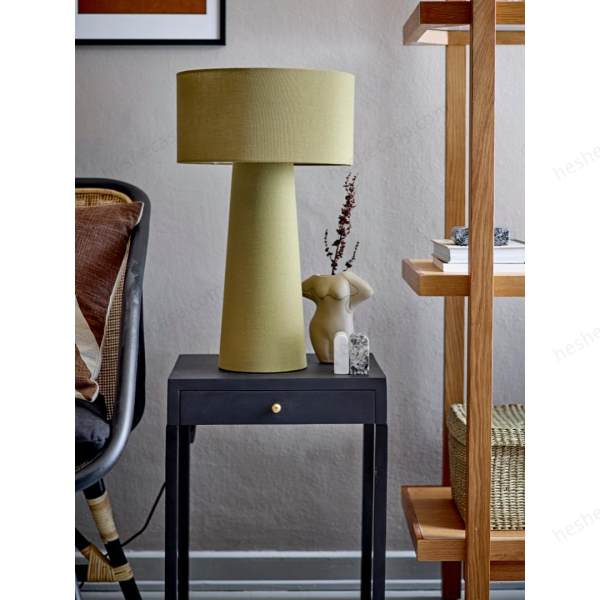 Karl Table Lamp, Green, Polyester台灯
