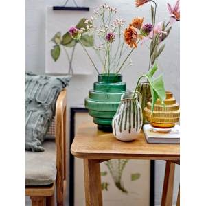 Bettie Vase, Green, Glass花瓶
