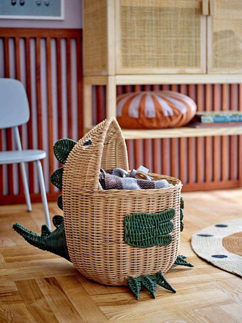 Eddi Basket, Nature, Rattan 收纳篮