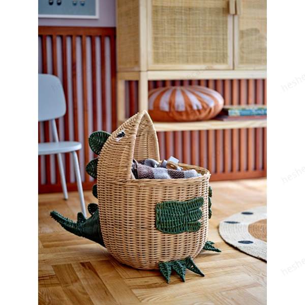 Eddi Basket, Nature, Rattan 收纳篮