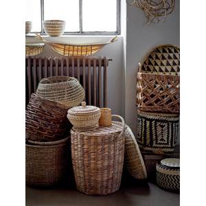 Lalou Basket, Brown, Rattan 收纳篓