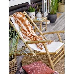 Korfu Deck Chair, Nature, Bamboo 户外扶手椅