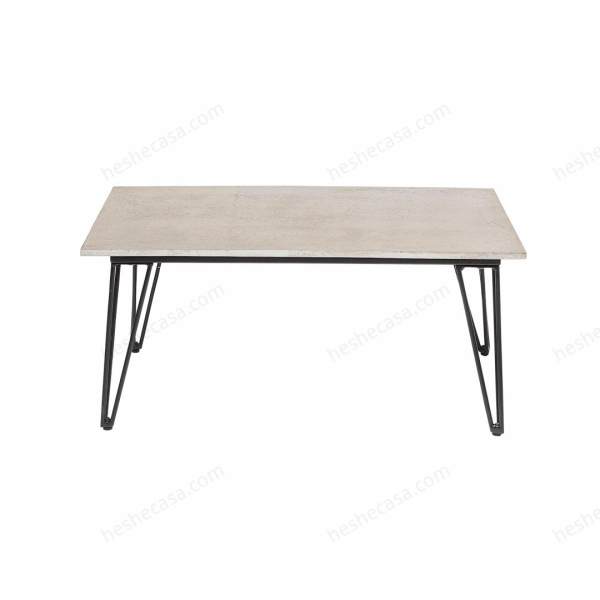 Mundo Coffee Table, Grey, Concrete茶几/边几