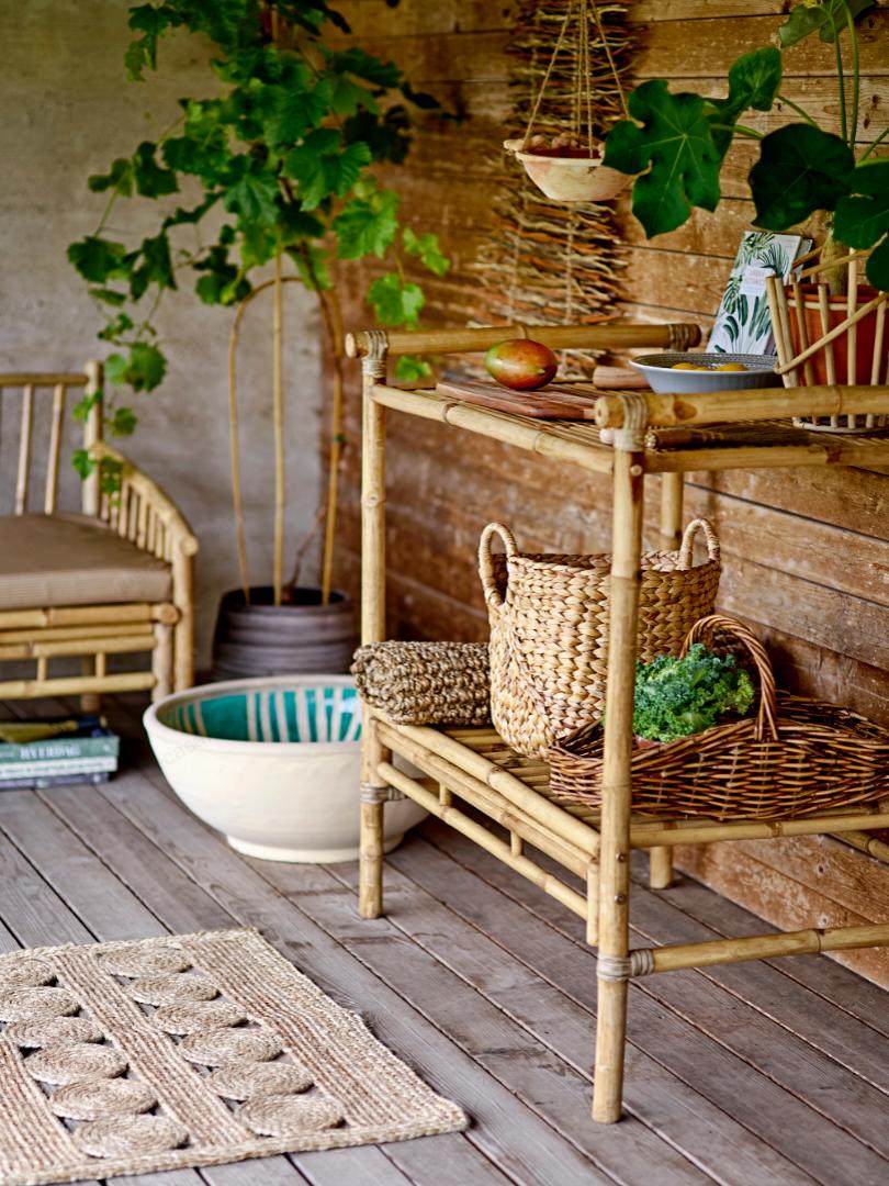 Sole Console Table, Nature, Bamboo置物架/书柜