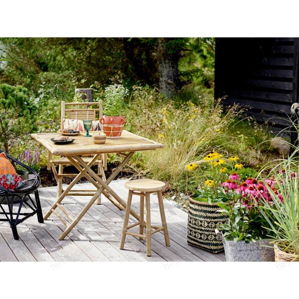 Sole Dining Chair, Nature, Bamboo 户外扶手椅