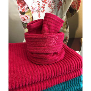 Basket With Set Of 4 Washcloths Ariette 毛巾/浴巾