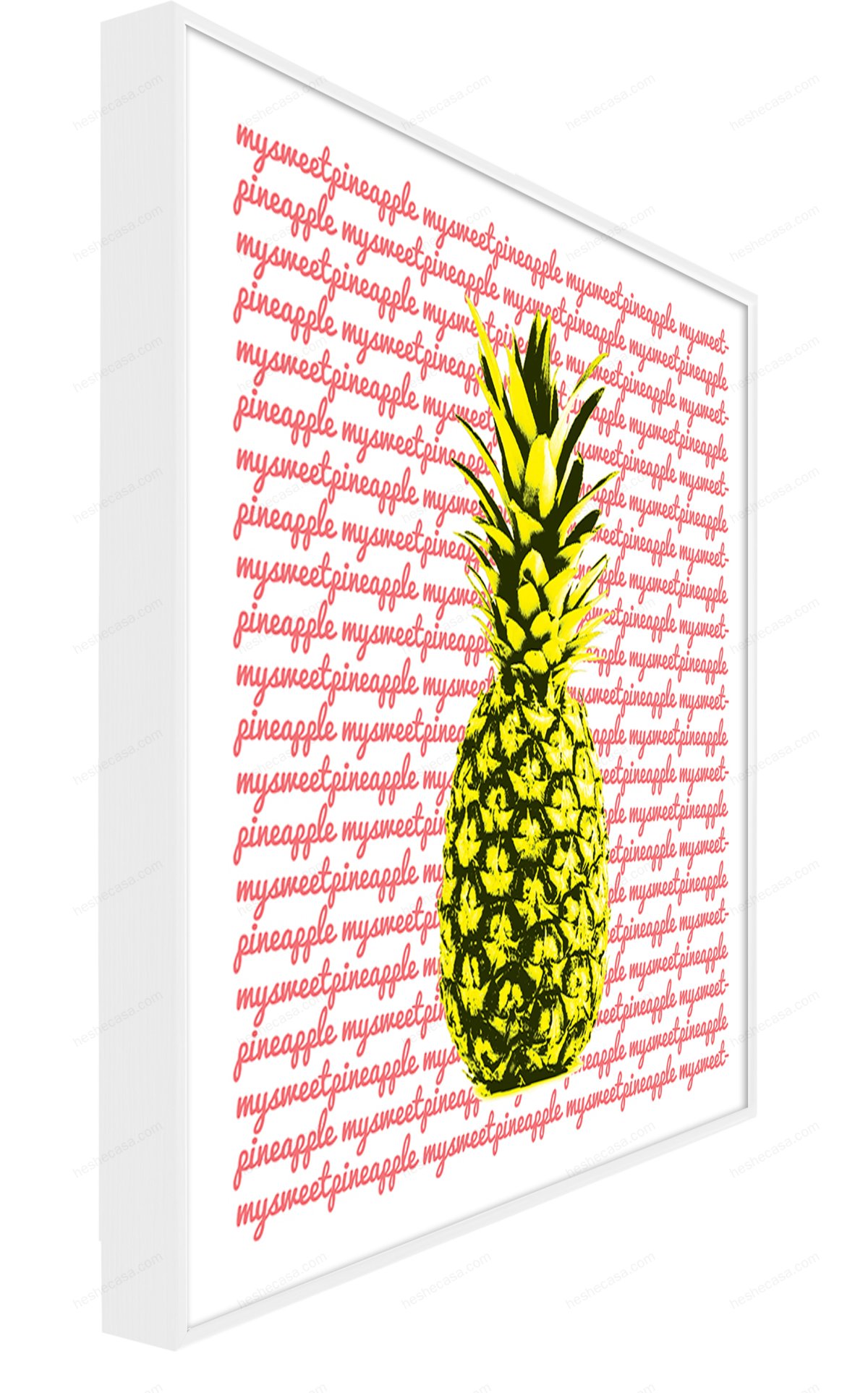 Ha Pineapple Black装饰画