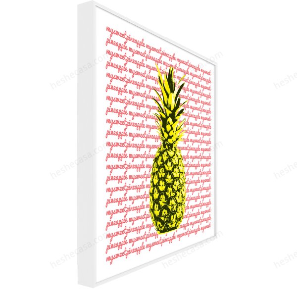 Ha Pineapple Black装饰画