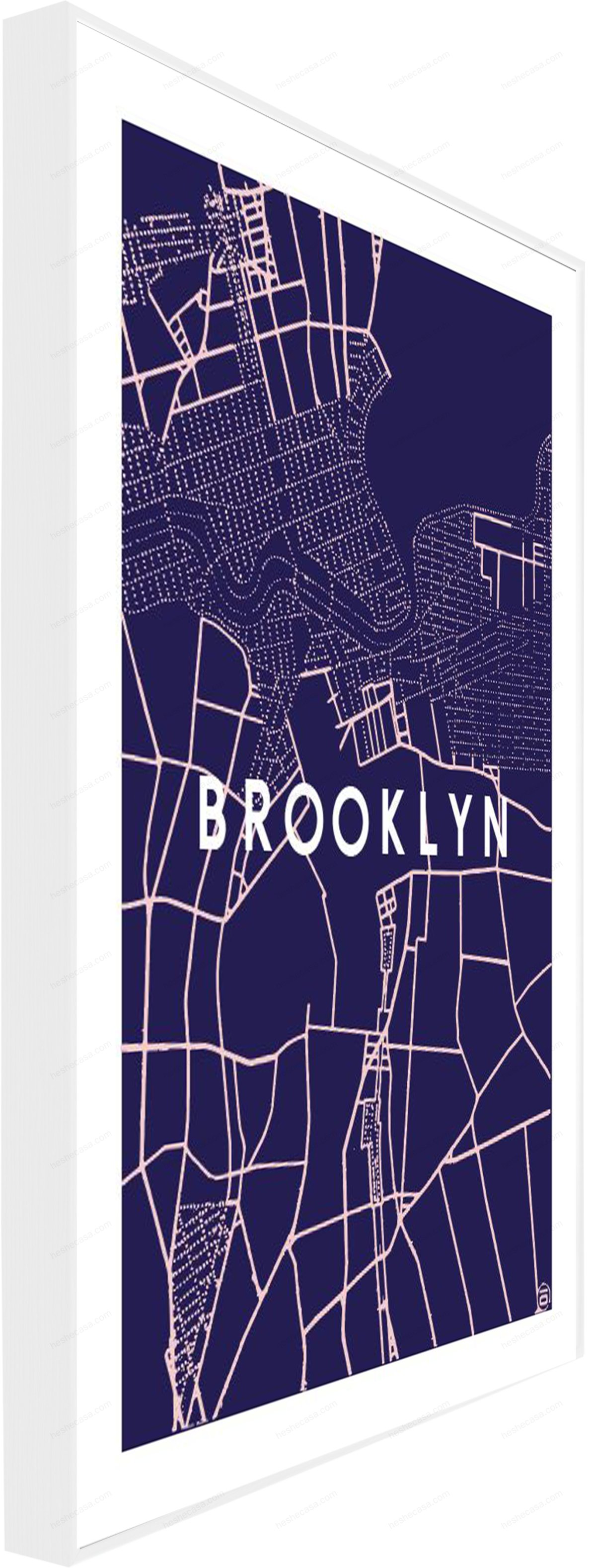 Map Brooklyn装饰画