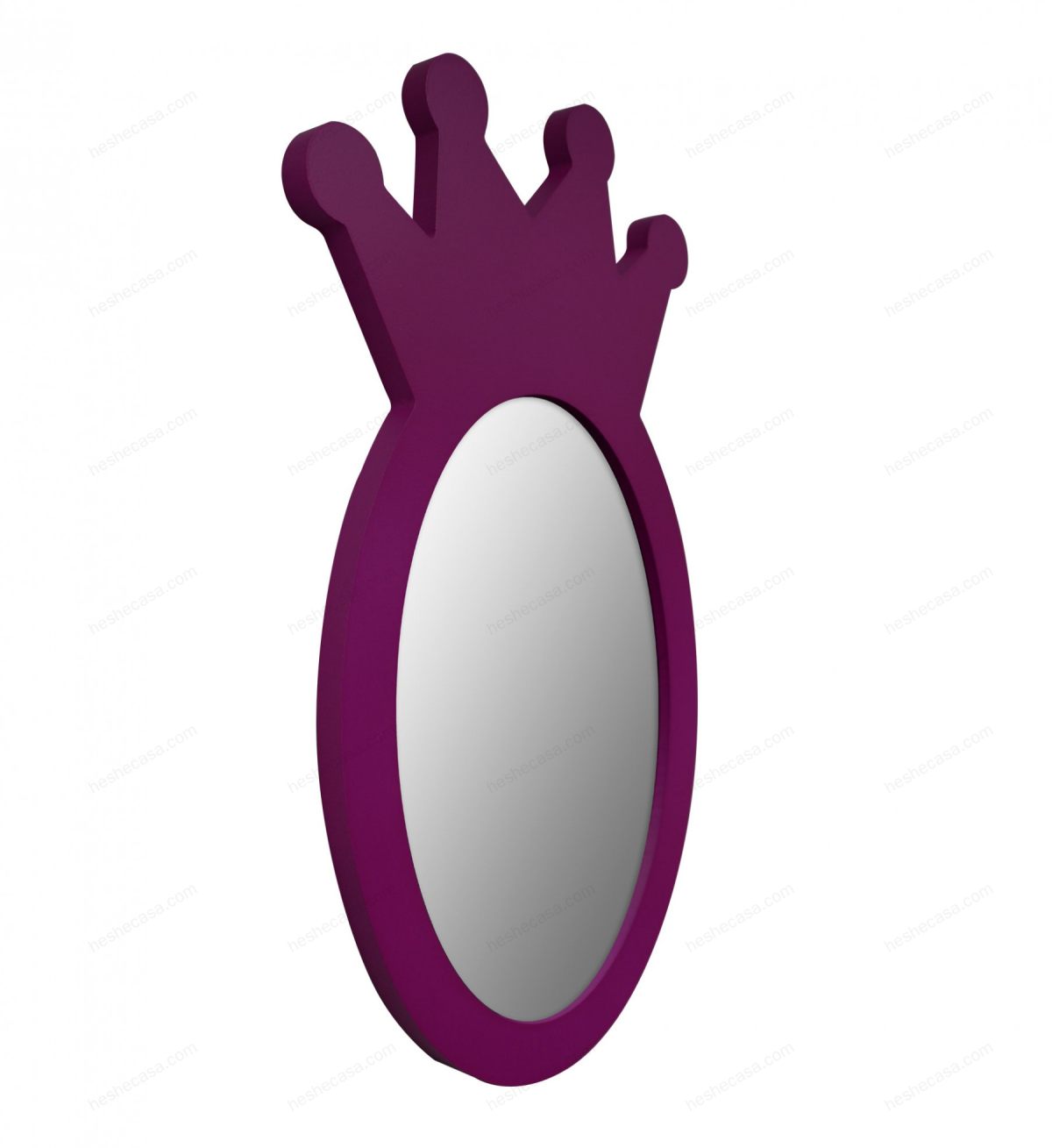 Miroir Mdf Couronne Violet 30X18镜子