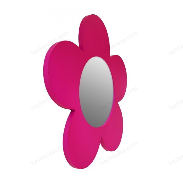 Miroir Mdf Fleur Rose 30X30Cm镜子