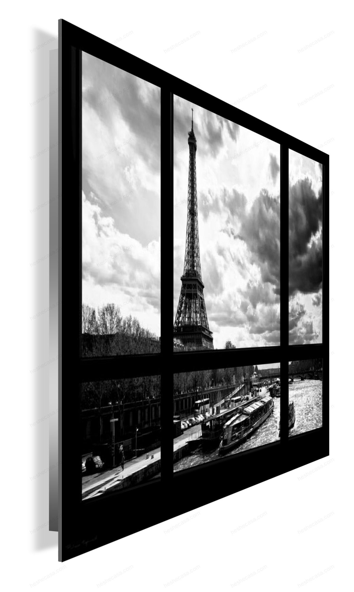 Ph Paris Eiffel Seine装饰画