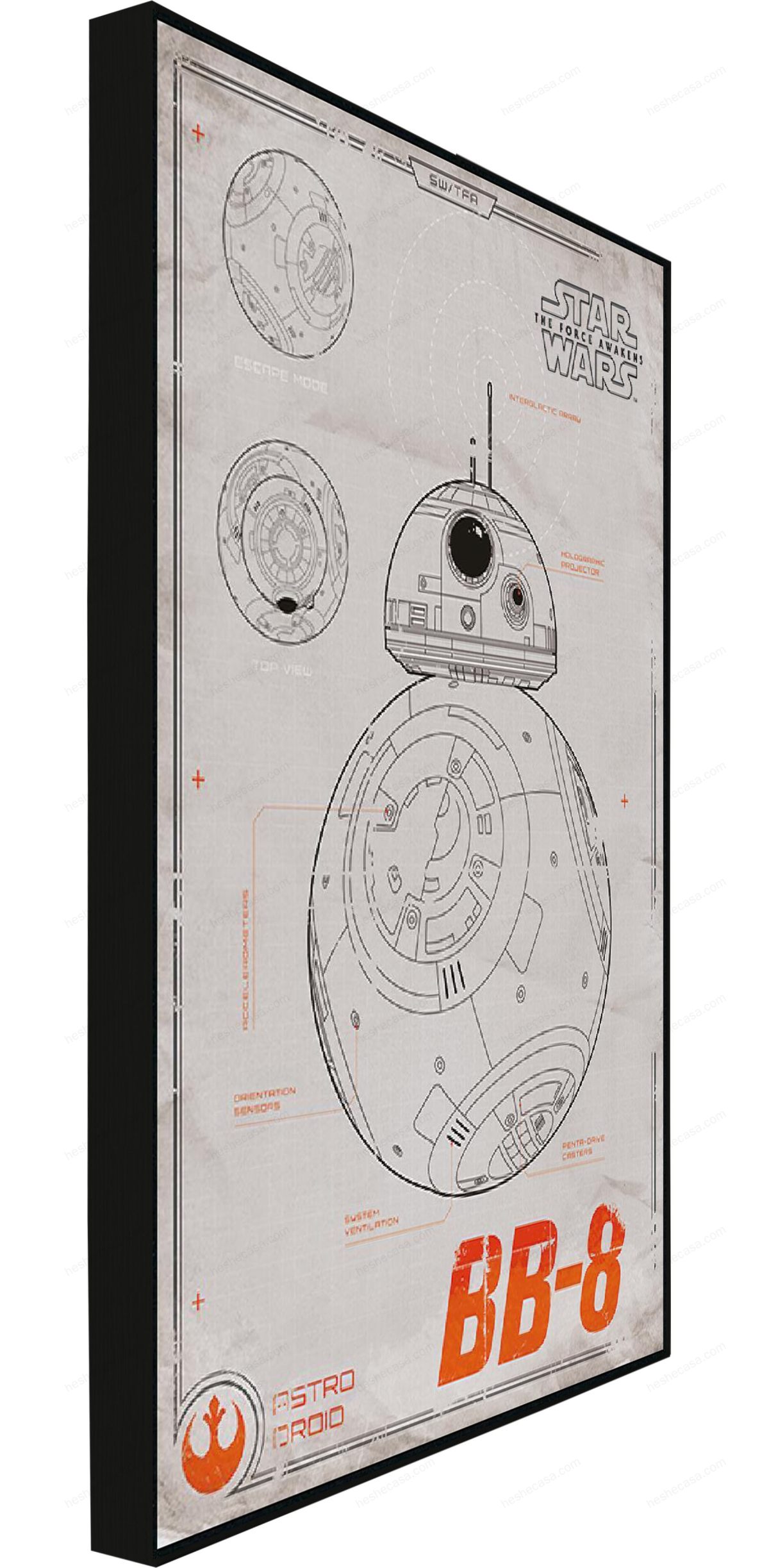 Star Wars Bb8装饰画