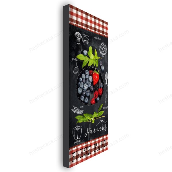 Toile Imprimee Cuisine Fruits 24X60装饰画