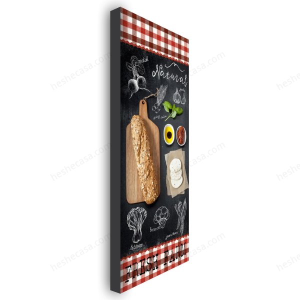 Toile Imprimee Cuisine Pain 24X60Cm装饰画