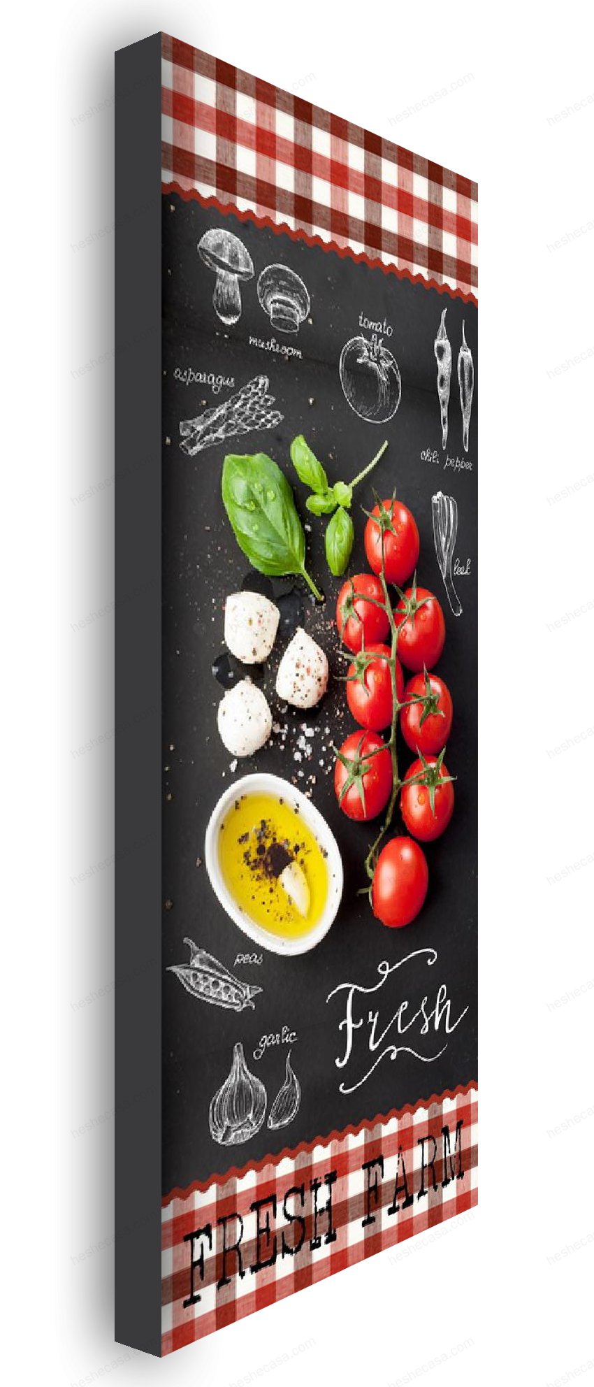 Toile Imprimee Cuisine Tomates24X60装饰画