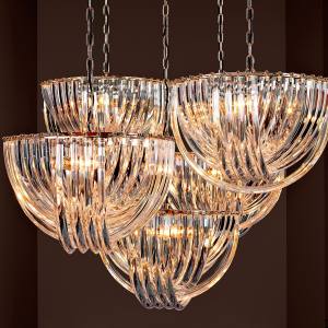 Chandelier Murano 19.5 Dia X 13 H吊灯