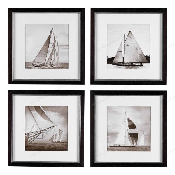 Prints Michael Kahn Boat Set Of 4装饰画