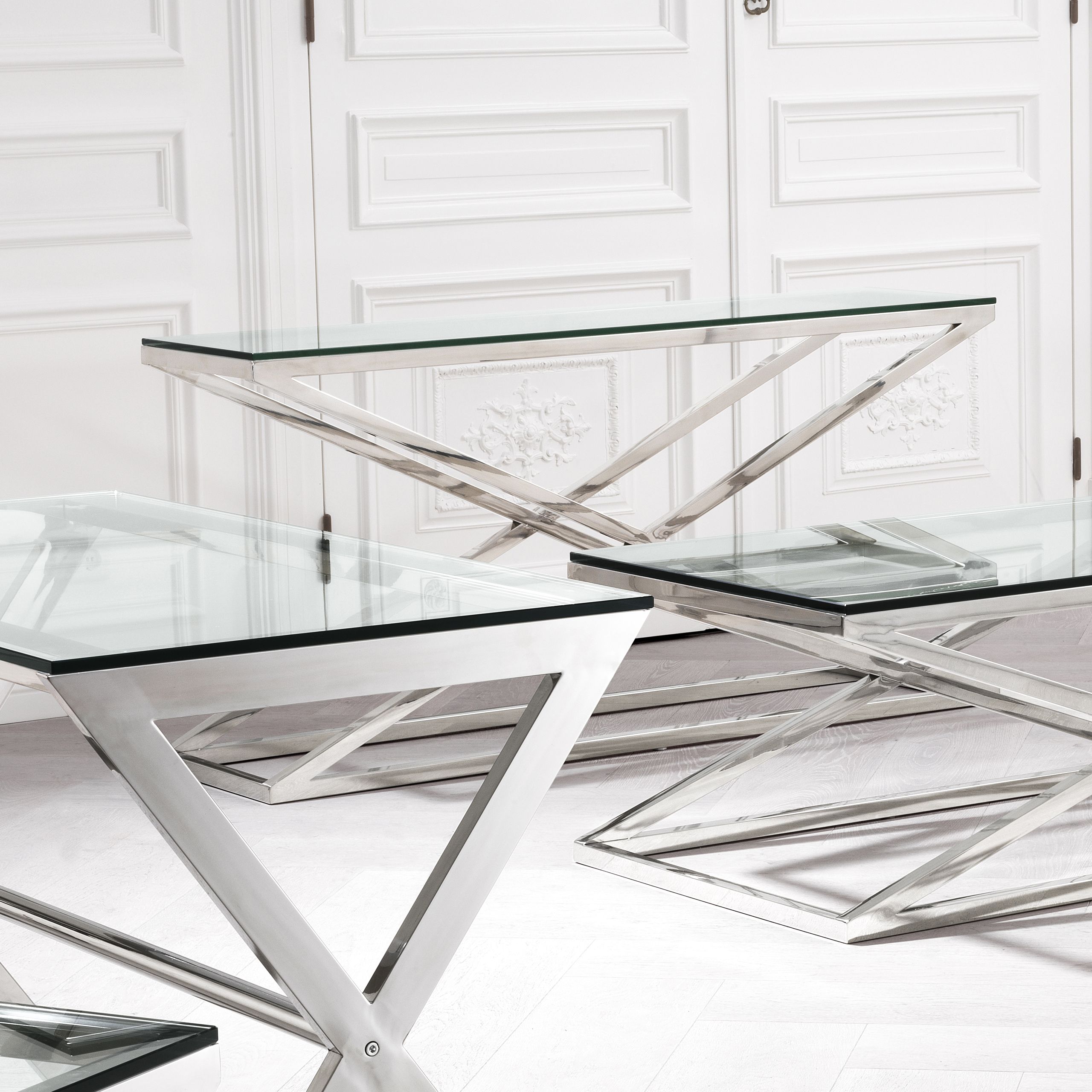 Console Table Criss Cross