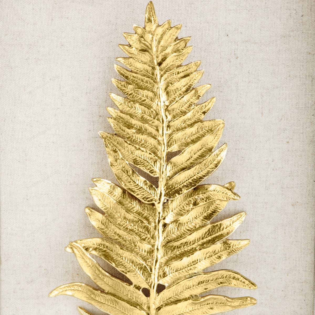 Fern Fabric Shadow Box装饰画