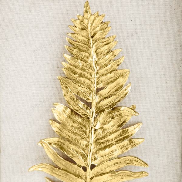 Fern Fabric Shadow Box装饰画
