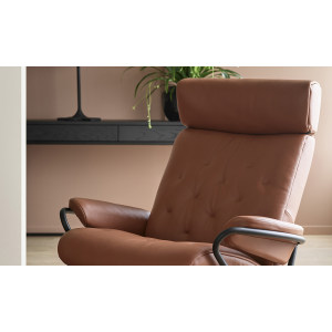 Metro Star Adjustable Headrest Chair With Ottoman扶手椅