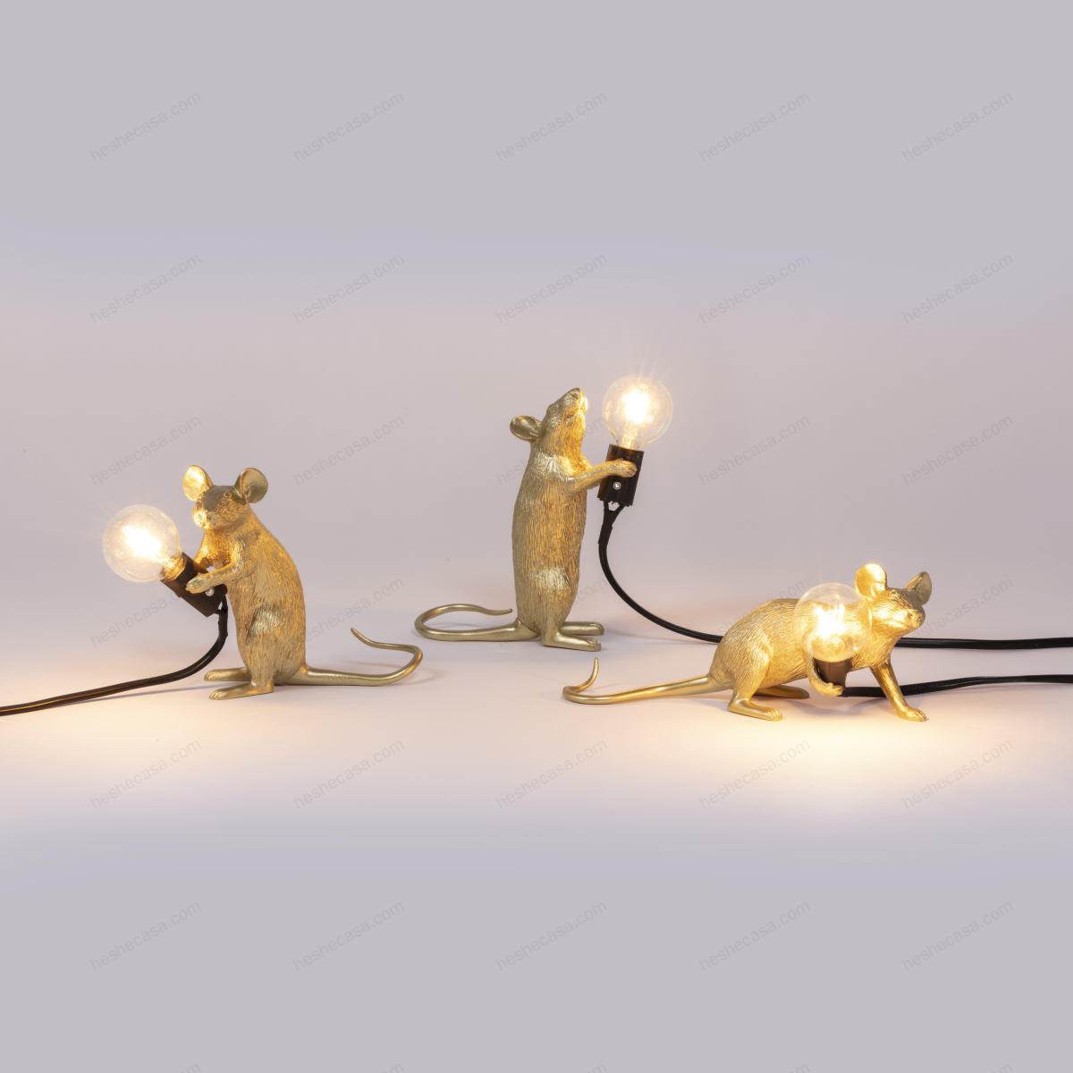 Mouse Lamp Gold - Step台灯