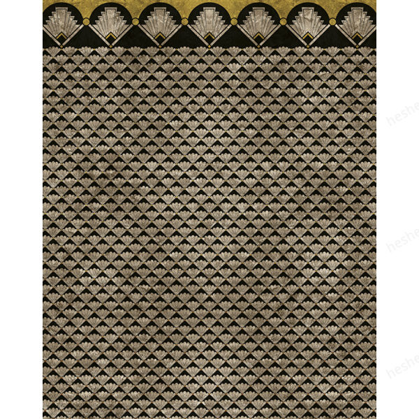 Empire Black&White Gold Leaf Wallpaper壁纸